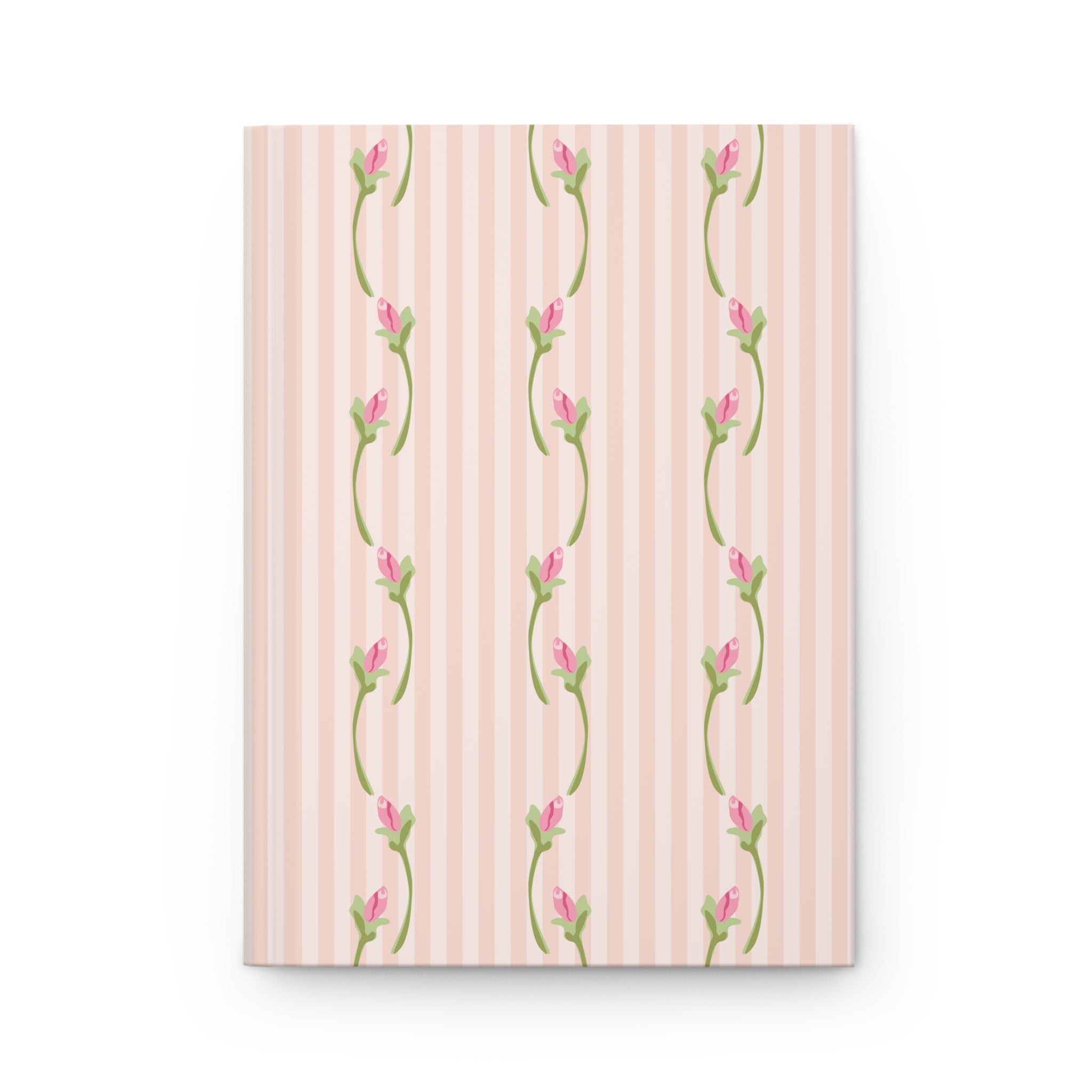 Customizable: Floral Hardcover Journal - Elegant Pink Floral Design, Floral Notebook, Personal Journal, Cute Diary, College Send off Gift