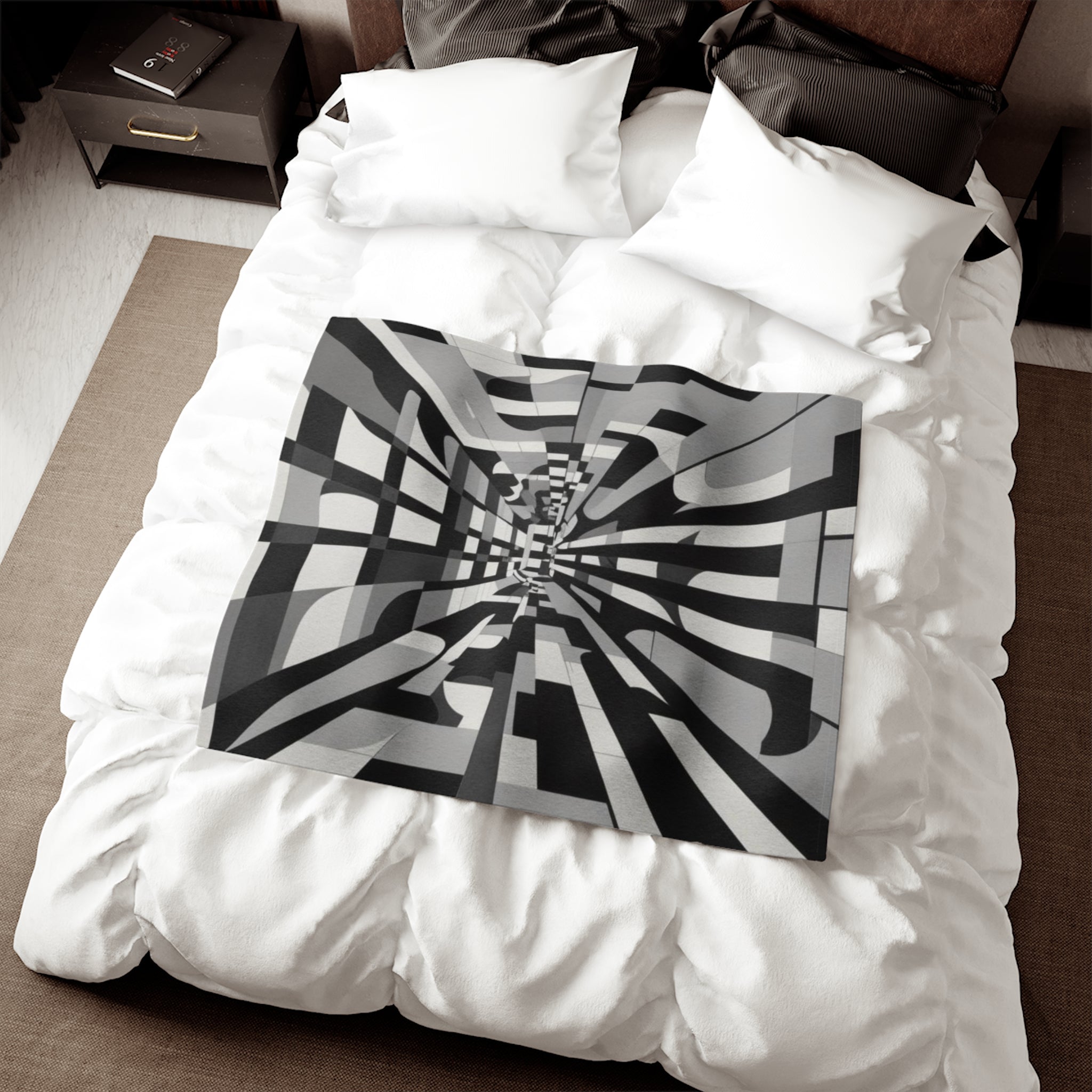 Sweatshirt Blanket – Plush Fleece Throw, 2 Size Options