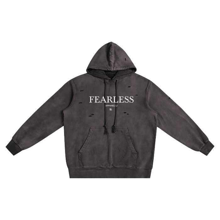 Fearlessli Archetype slim fit hoodie in fleece