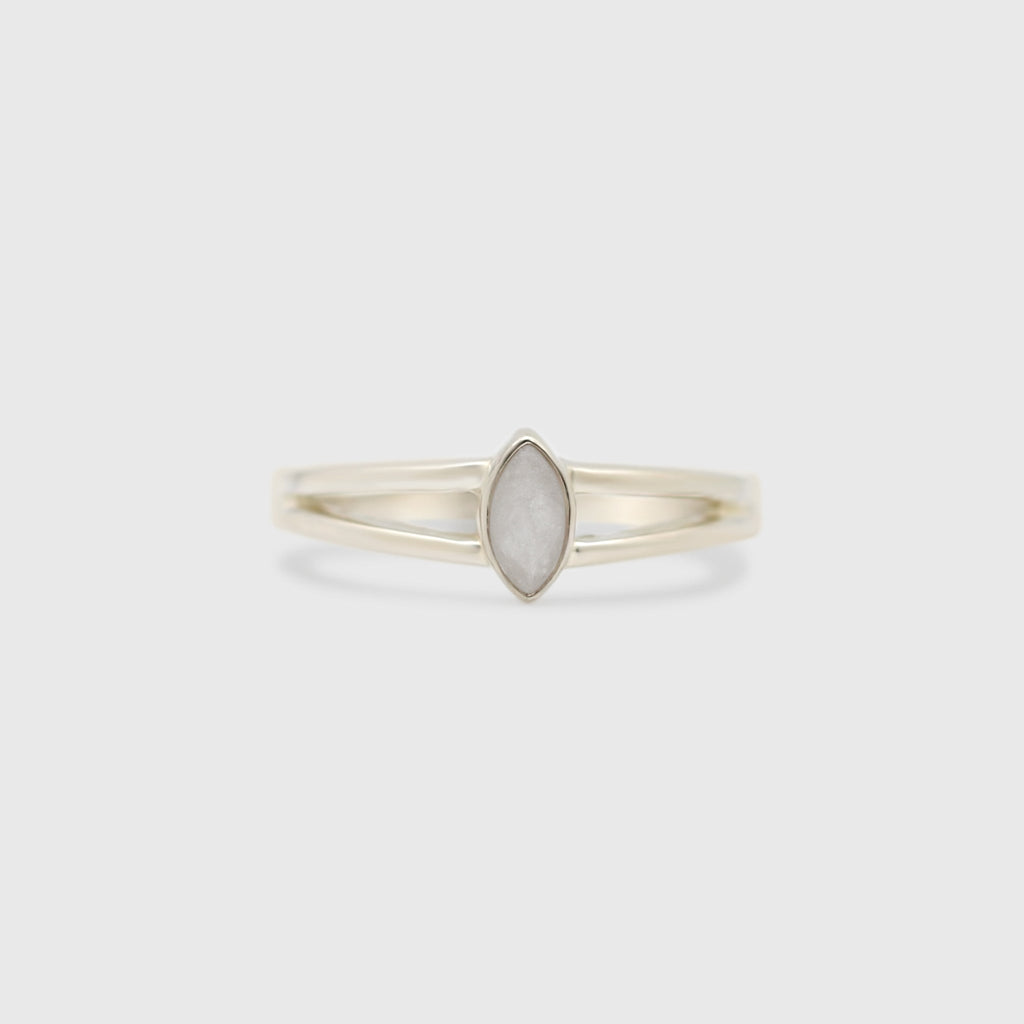 Double Band Marquise Ring