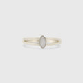 Double Band Marquise Ring