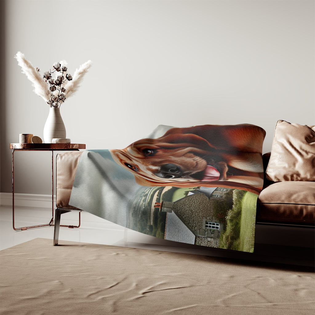 Sweatshirt Blanket – Plush Fleece Throw, 2 Size Options