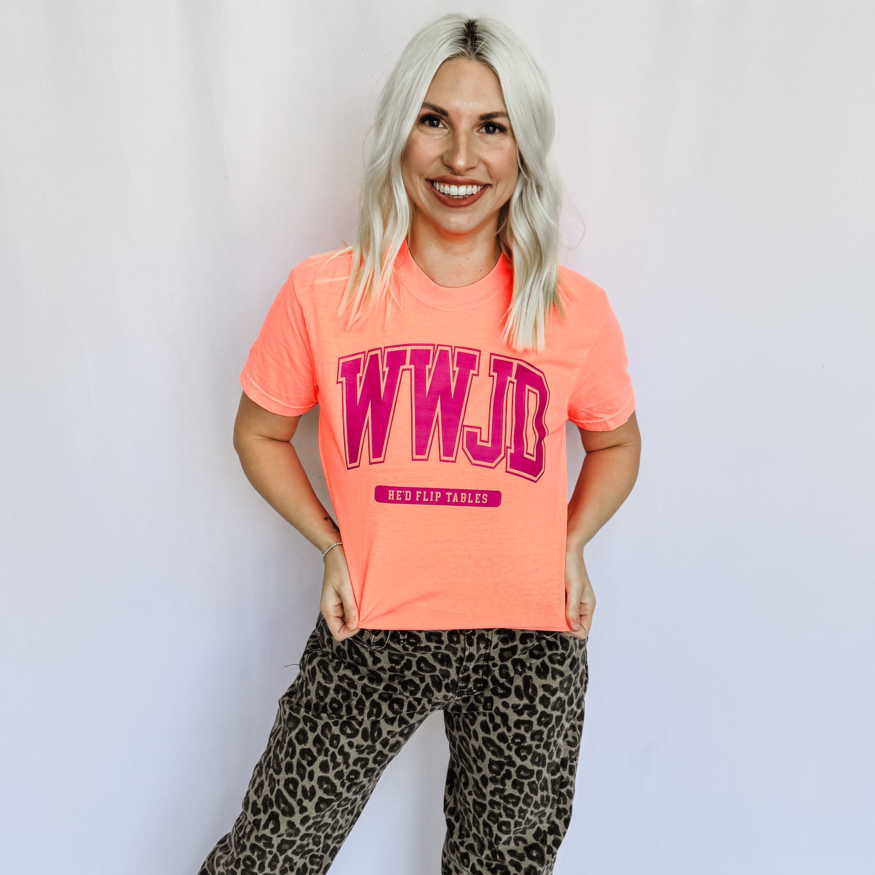 *WWJD Flip Tables Graphic Tee