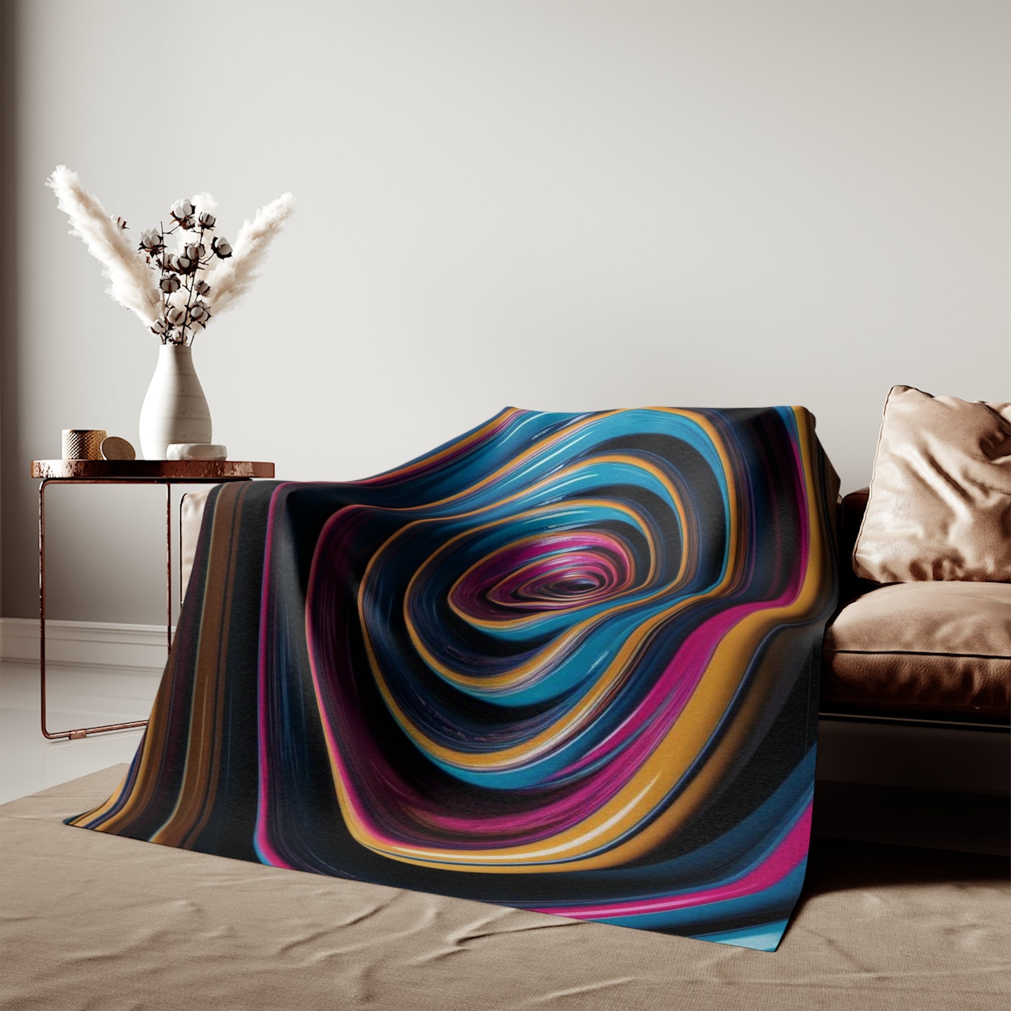 Sweatshirt Blanket – Plush Fleece Throw, 2 Size Options