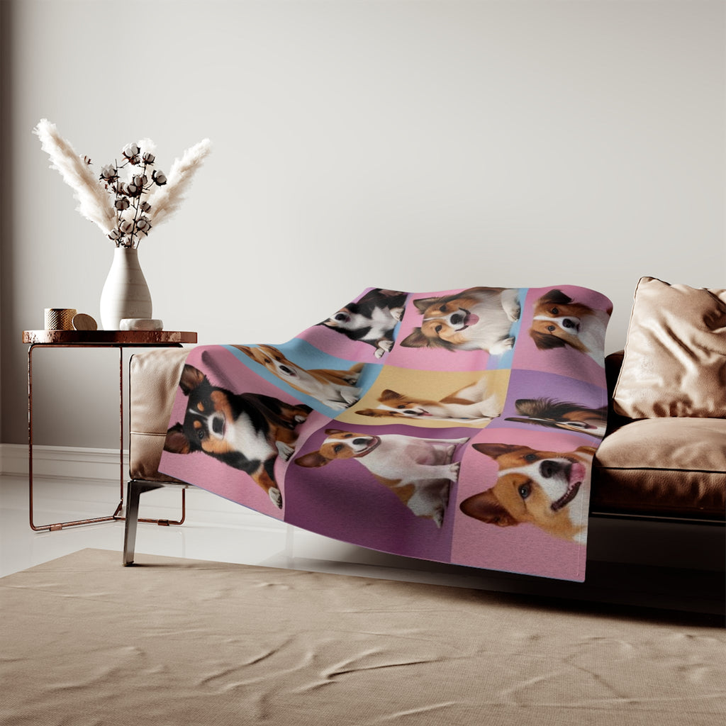Sweatshirt Blanket – Plush Fleece Throw, 2 Size Options