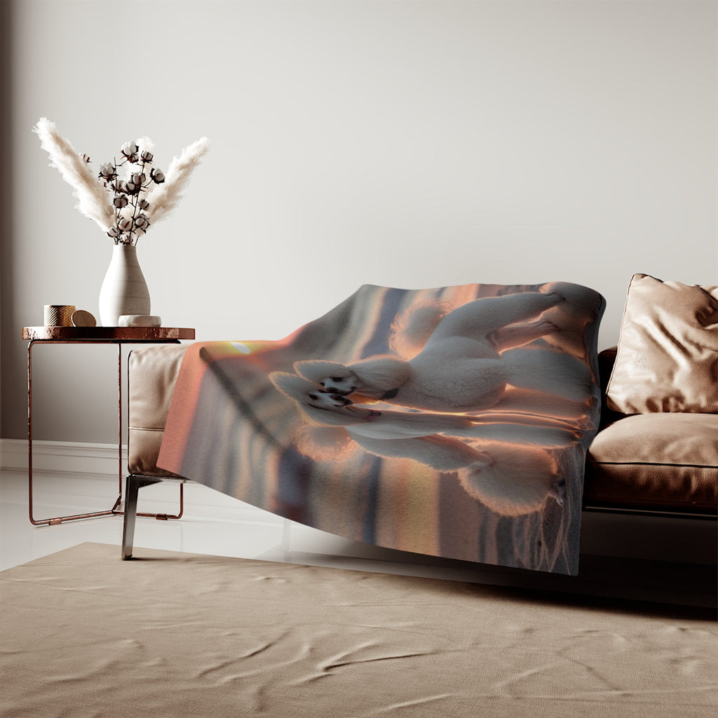 Sweatshirt Blanket – Plush Fleece Throw, 2 Size Options