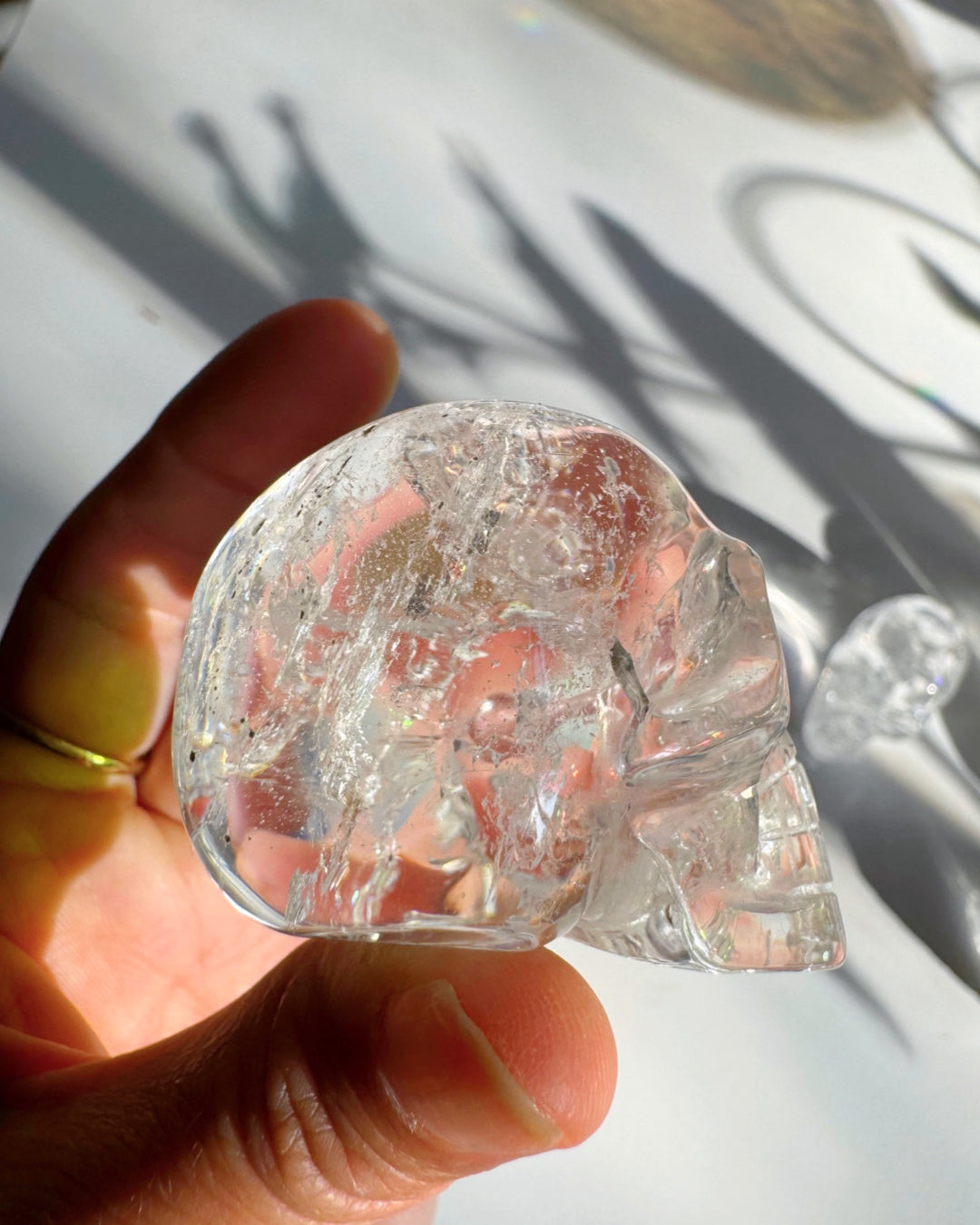 Clear Quartz Skull