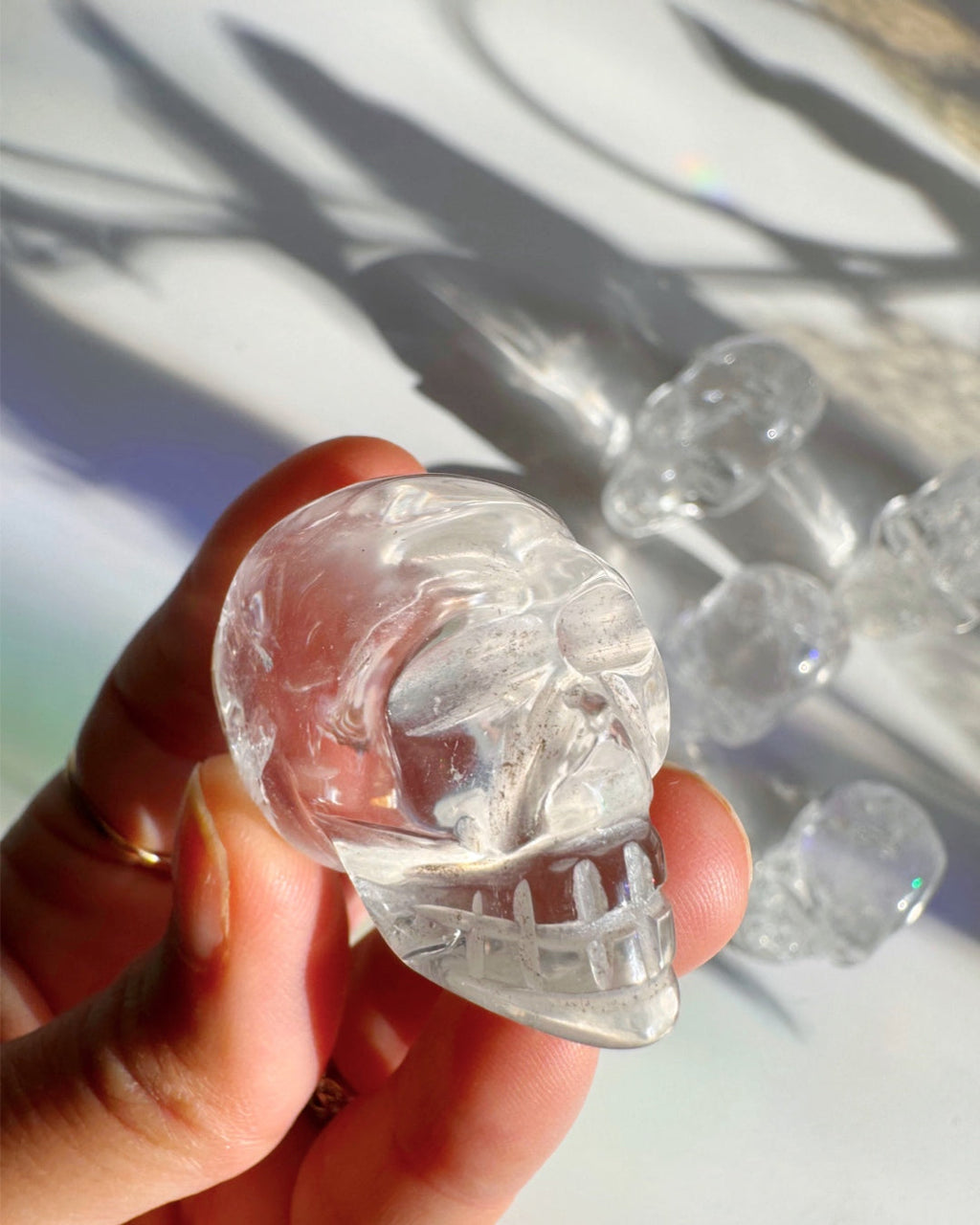 Clear Quartz Skull