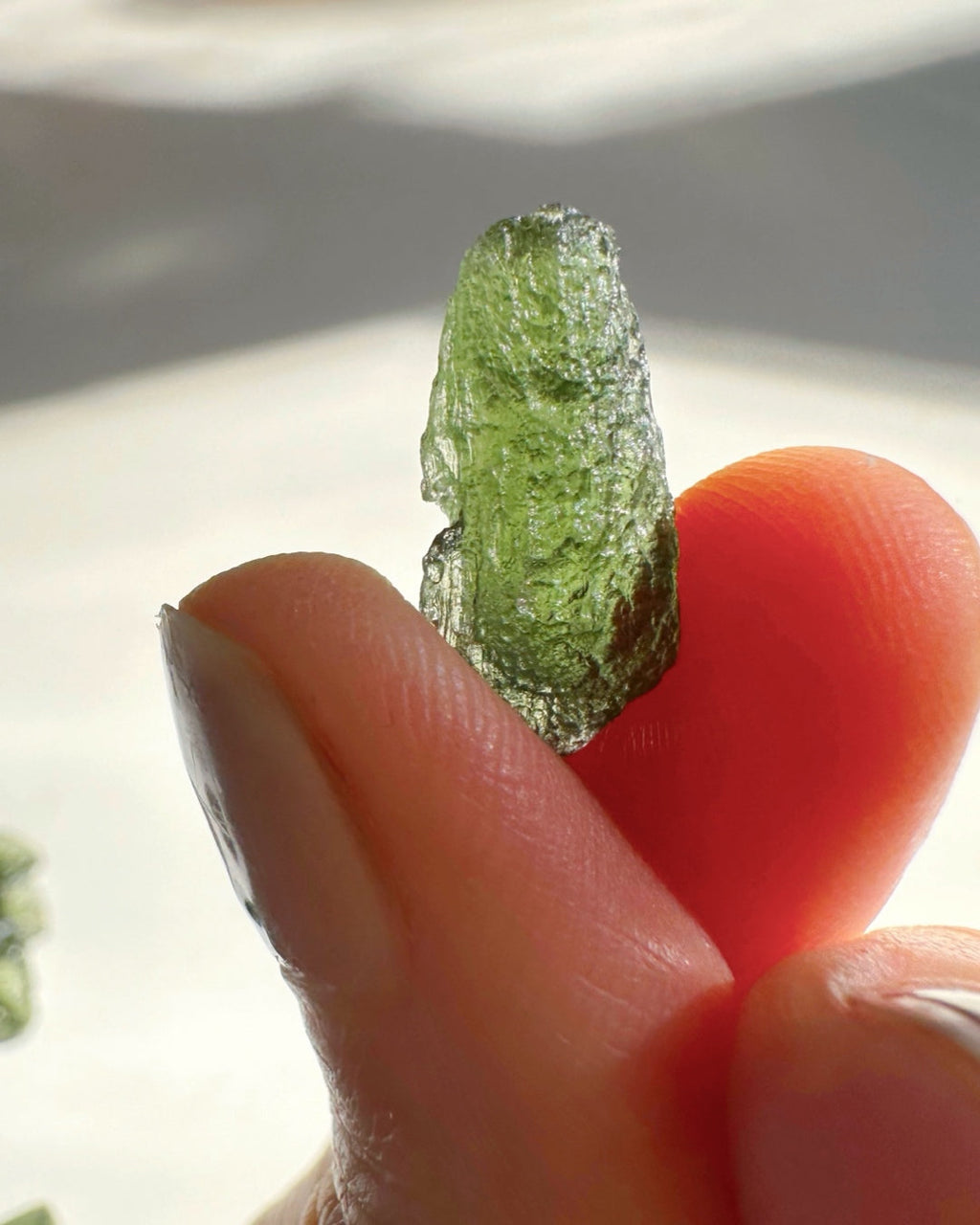 Chlum Moldavite #8 - AA