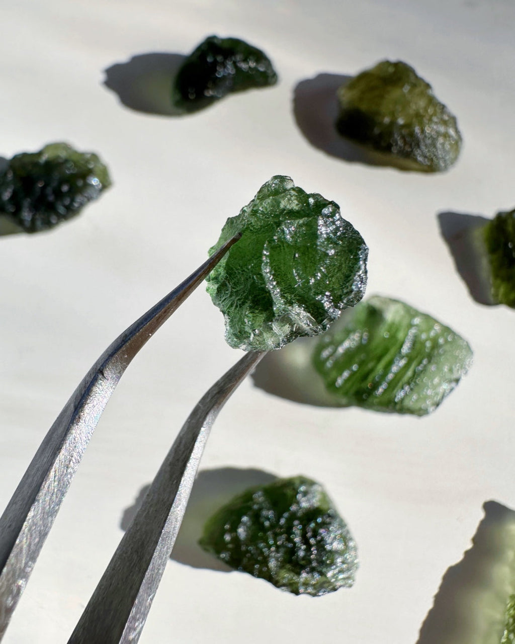 Chlum Moldavite #7 - AA