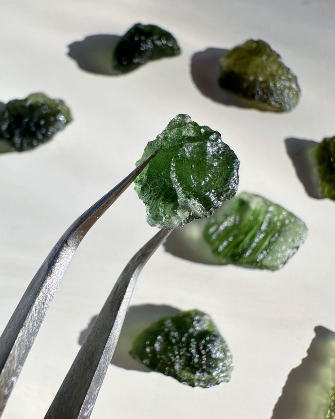 Chlum Moldavite #7 - AA