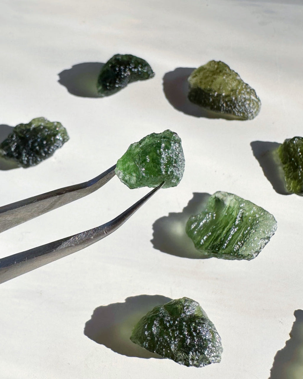 Chlum Moldavite #7 - AA