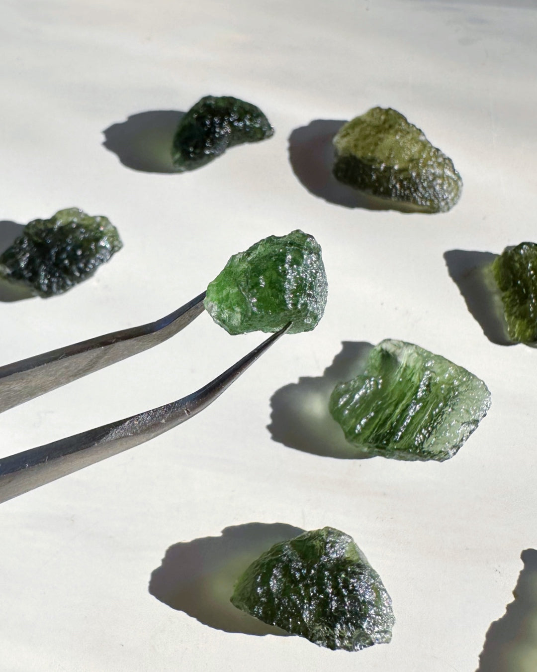 Chlum Moldavite #7 - AA