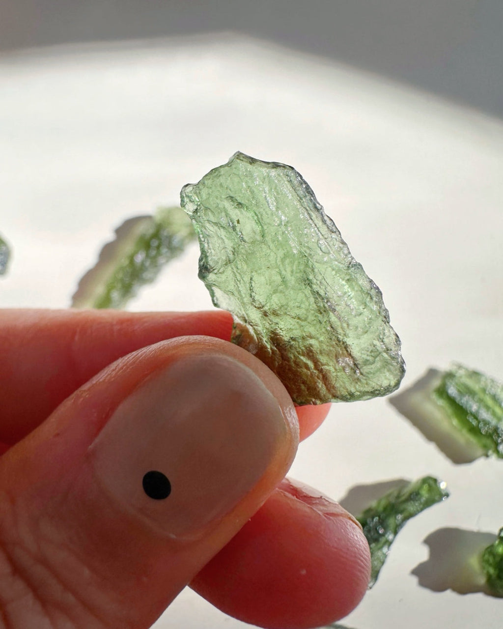 Chlum Moldavite #10 - AA