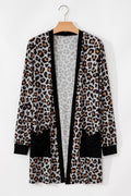 Jazmin Patched Open Front Cardigan