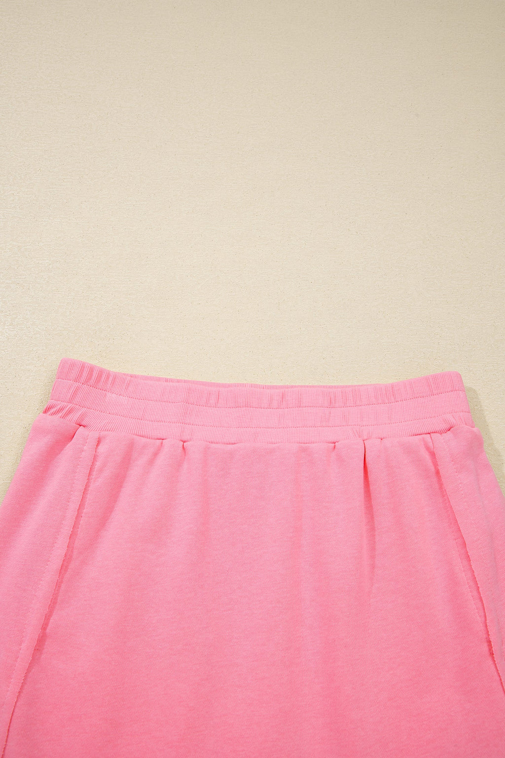 Solid Tank Top & Elastic Waist Mini Skort Set