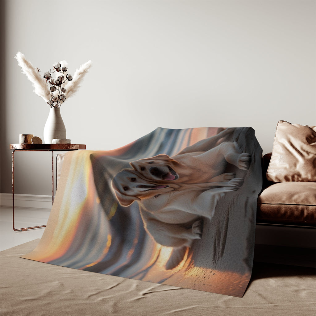 Sweatshirt Blanket – Plush Fleece Throw, 2 Size Options