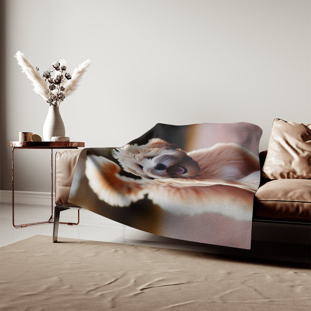 Sweatshirt Blanket – Plush Fleece Throw, 2 Size Options