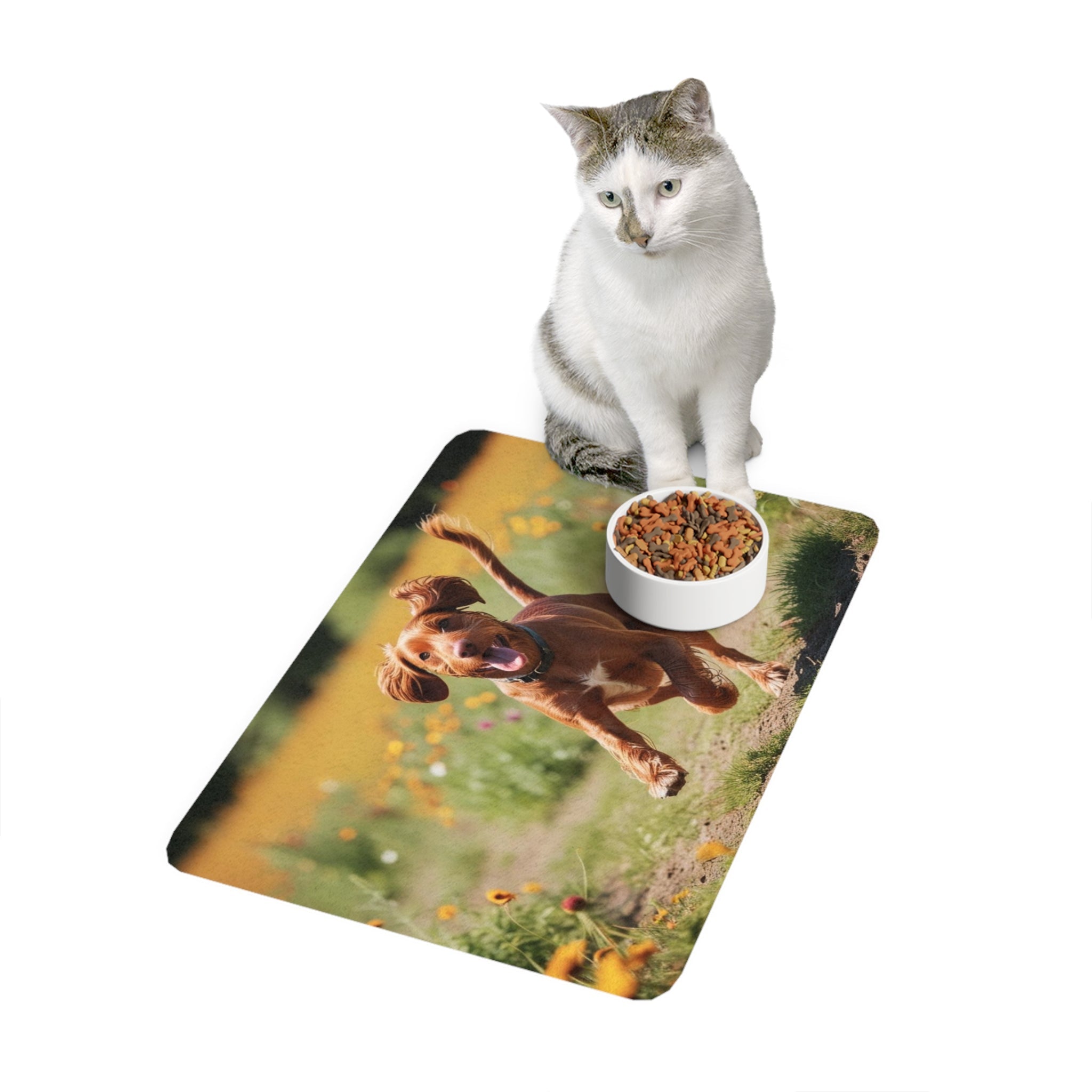Non-Slip Pet Food Mat – Waterproof Feeding Mat for Dogs