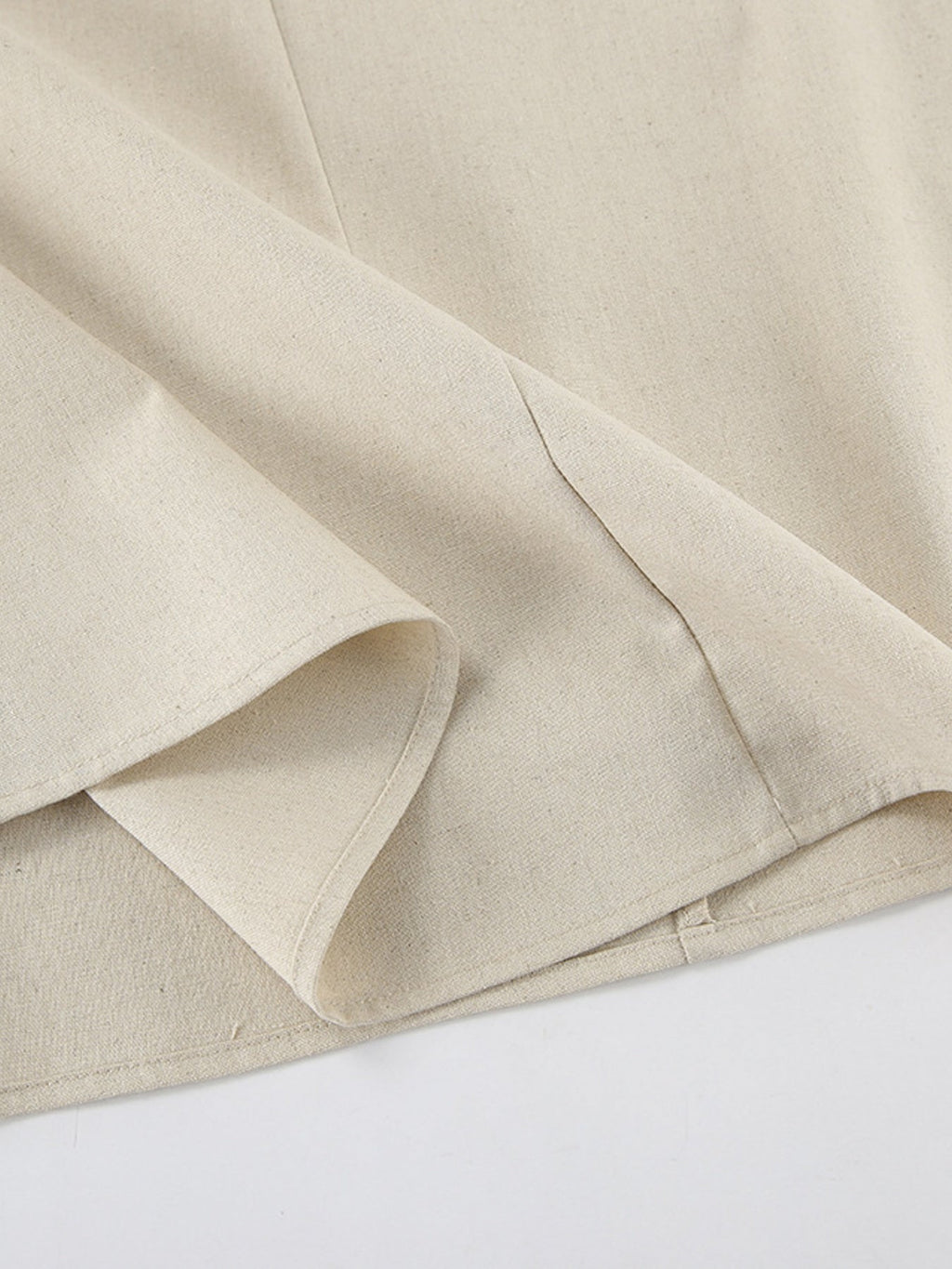 Hemp Smocked Back Tube Dress