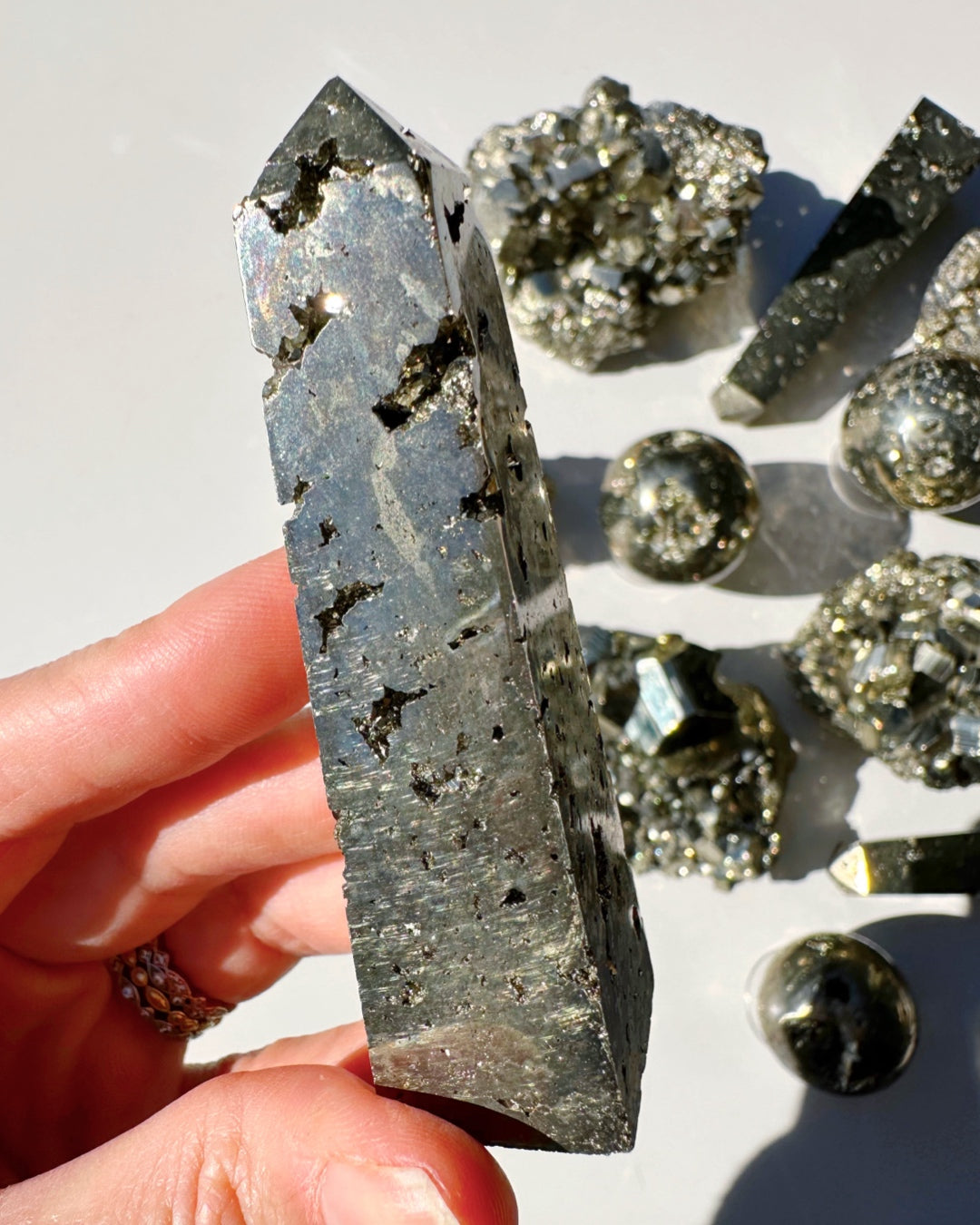 Pyrite Obelisk