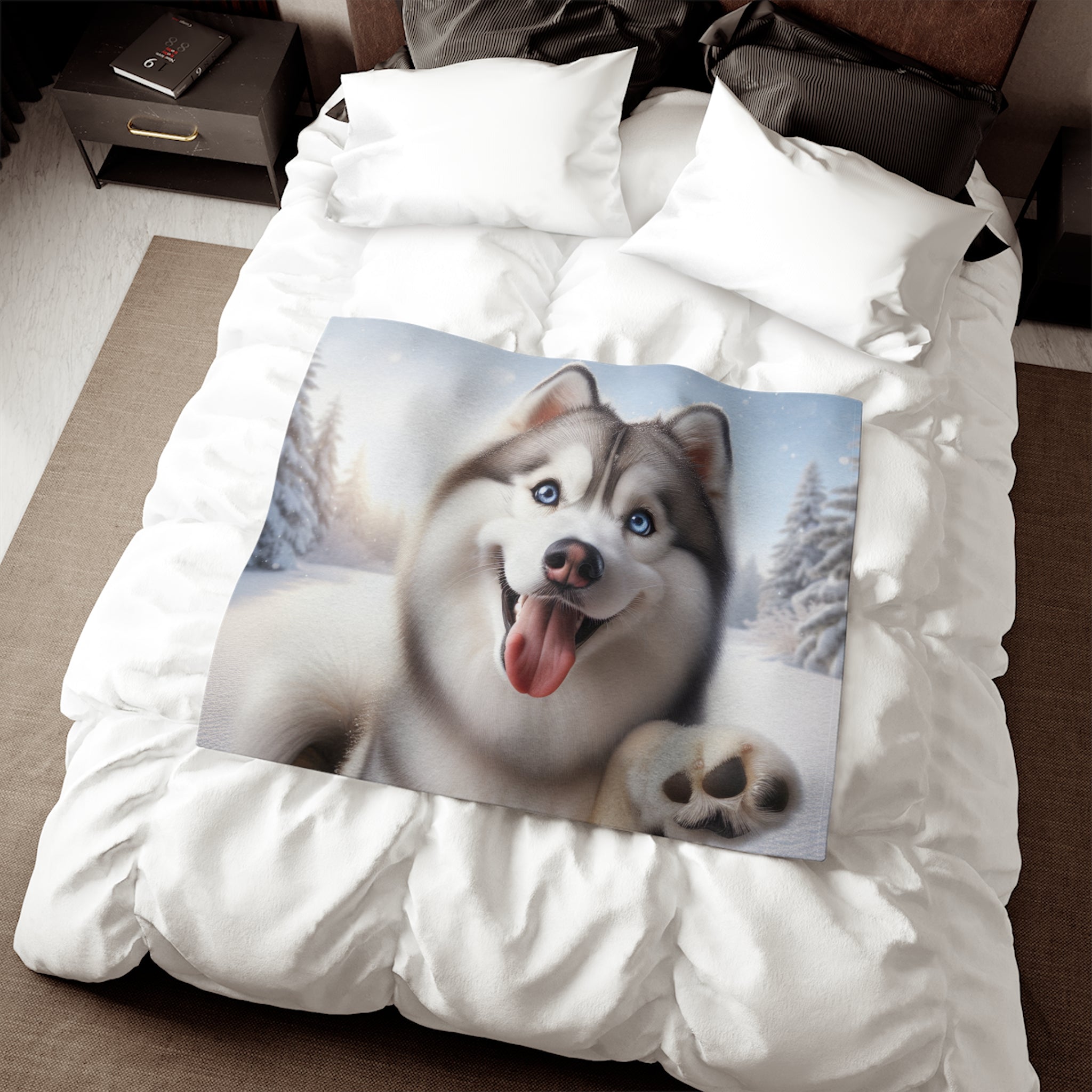Sweatshirt Blanket – Plush Fleece Throw, 2 Size Options