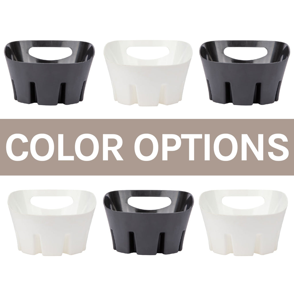 Antimicrobial Universal Drip Tray for Toilet Plunger (White)
