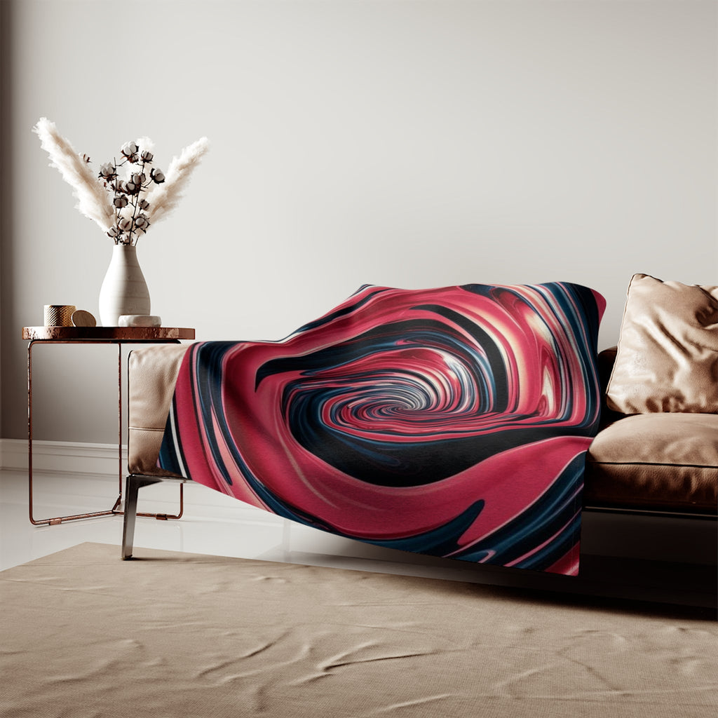 Sweatshirt Blanket – Plush Fleece Throw, 2 Size Options
