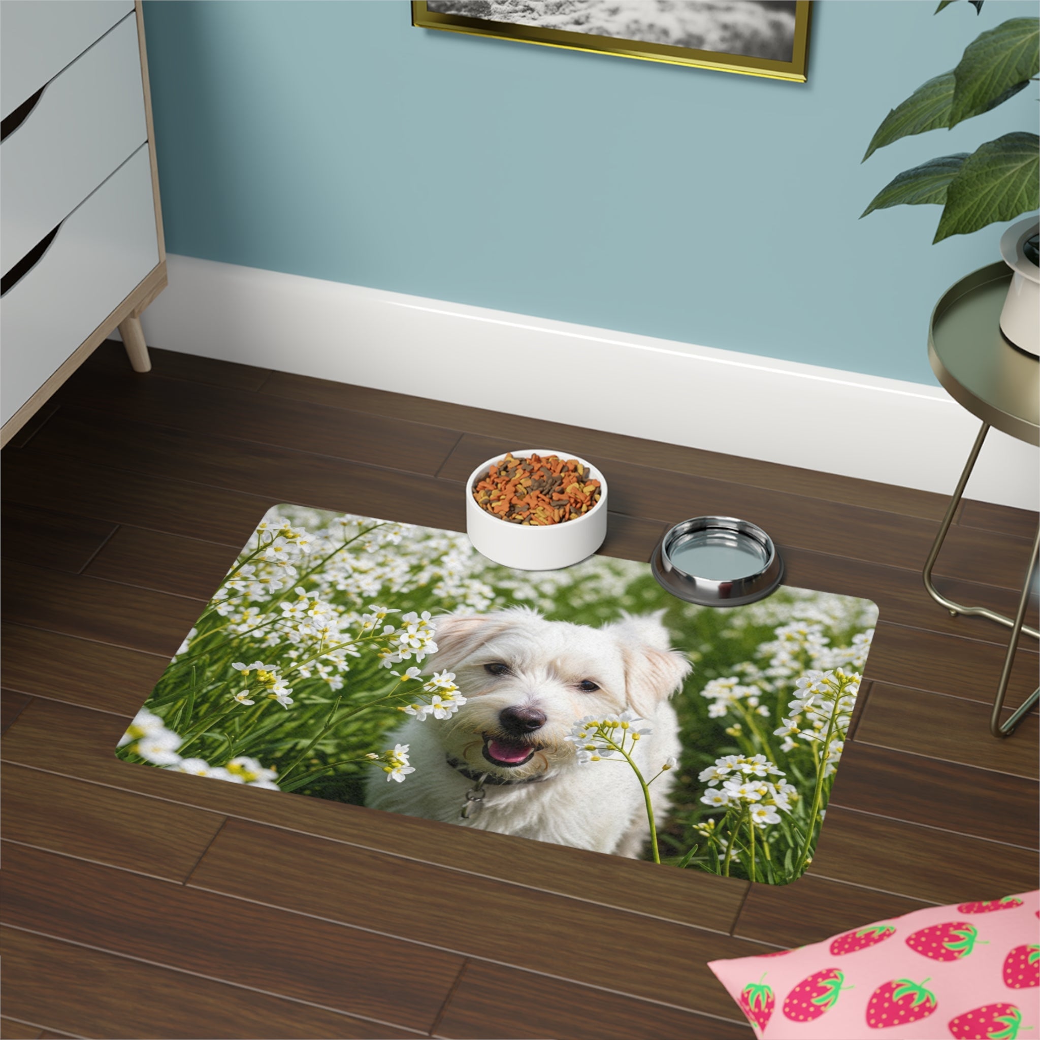Non-Slip Pet Food Mat – Waterproof Feeding Mat for Dogs