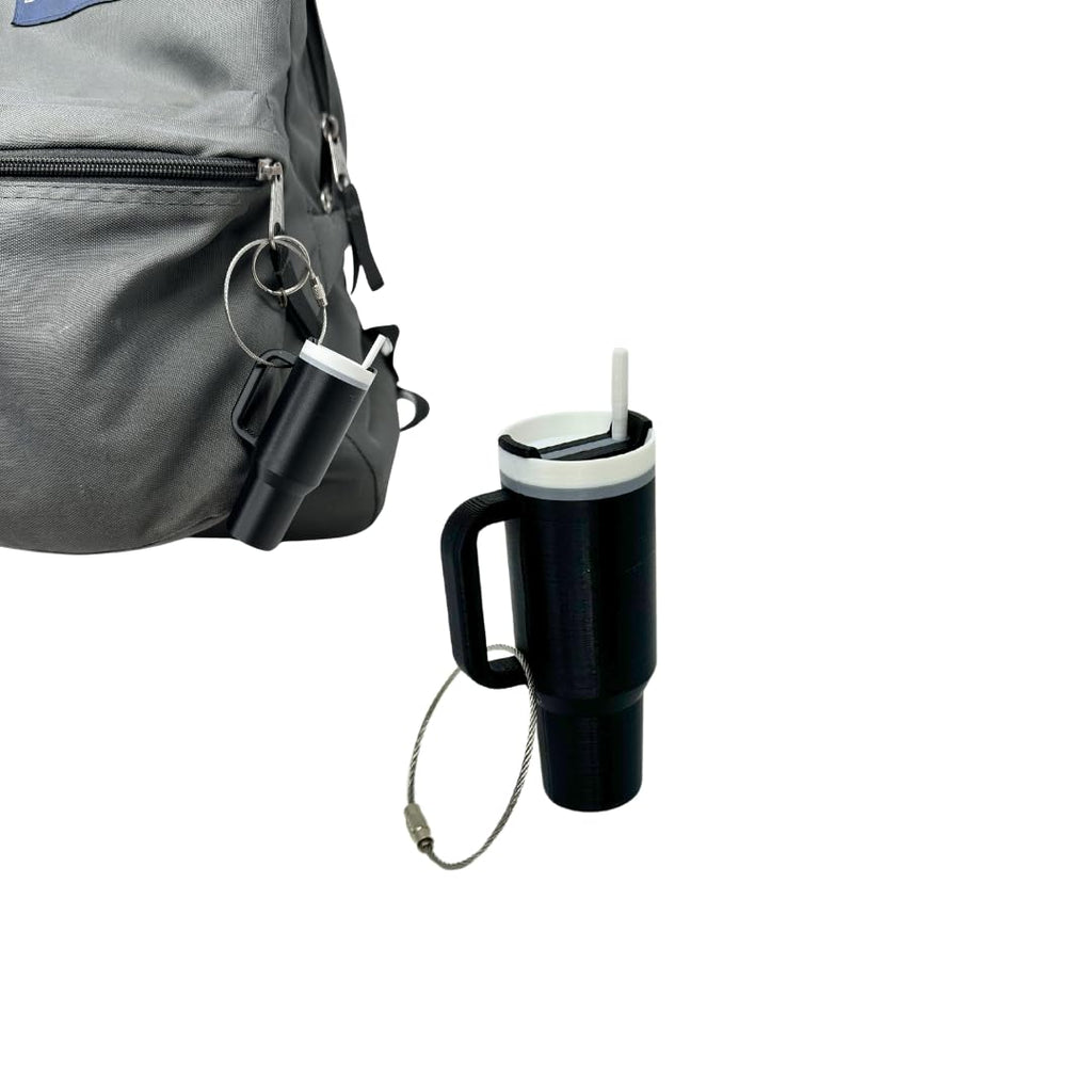 Tumbler Cup Replica Bag Charm | Cute & Fun Luggage Tag for Backpacks, Purses, Totes and More | Made in USA