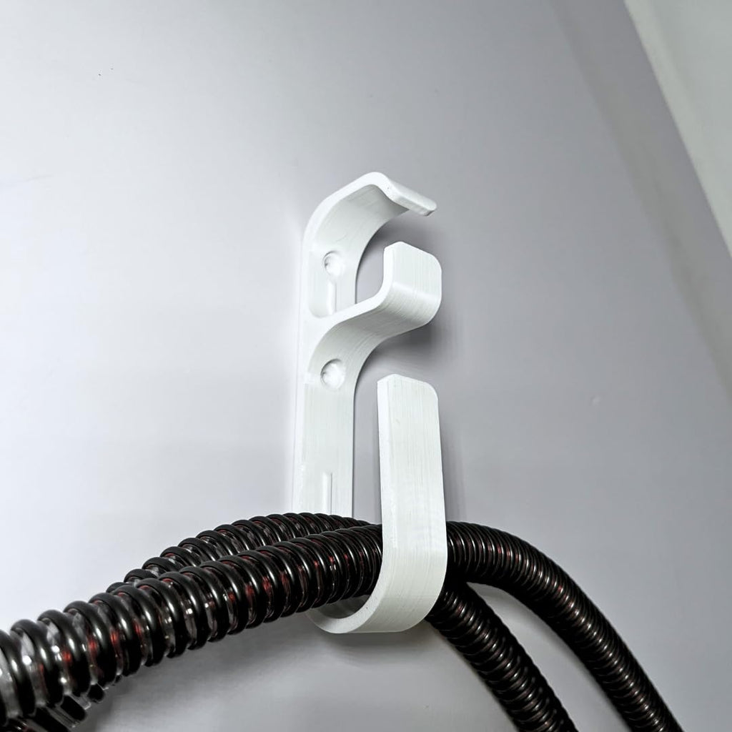 Hose Hanger for CPAP Mask Hook & Tubing | Anti-Slip CPAP Hose Organizer Plus Screw or Adhesive Feature for Better Stability | Prevents Hose Tangle for Better Sleep | Made in USA