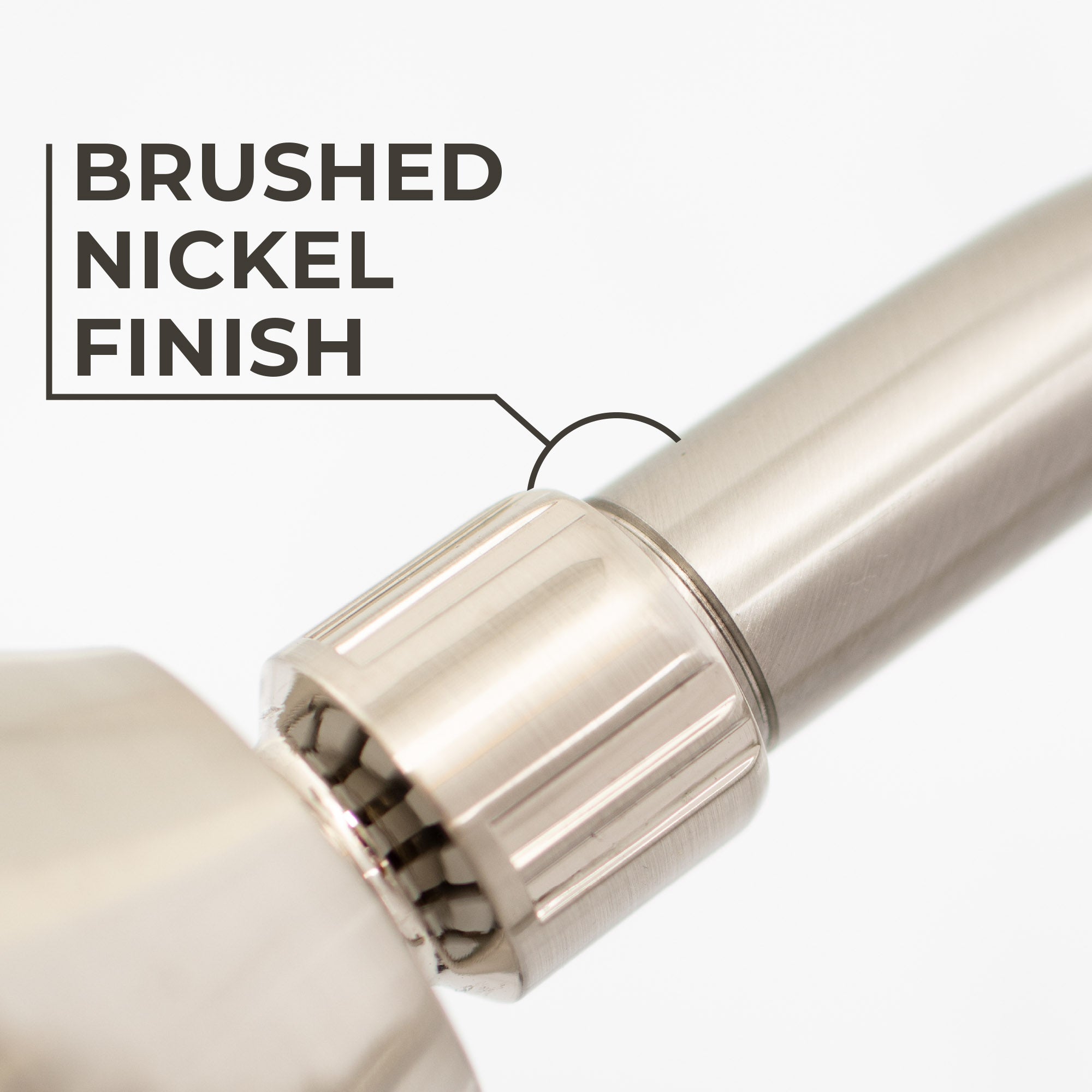 8 in. Stainless Steel Shower Head Extension Arm with Flange (Brushed Nickel Finish)