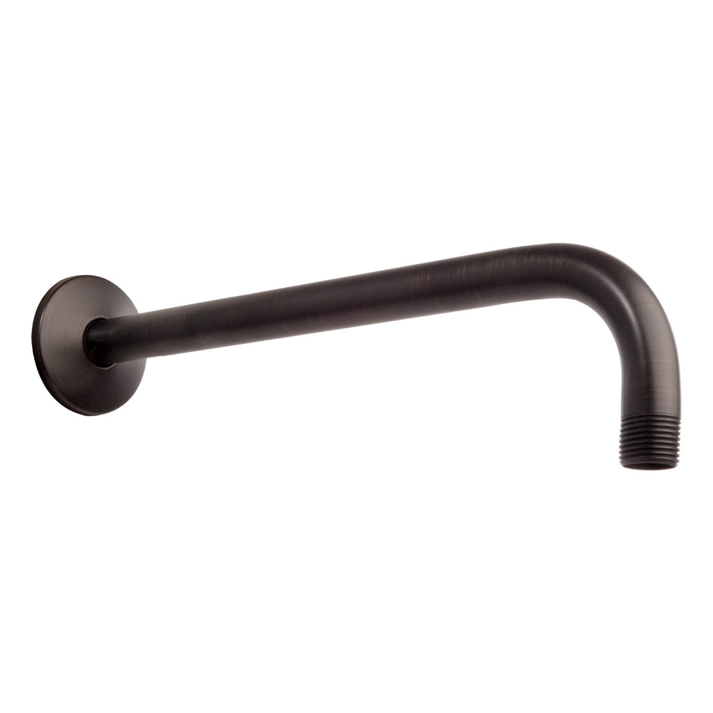 12 in. L-Shaped Shower Head Extension Arm (Oil-Rubbed Bronze Finish)