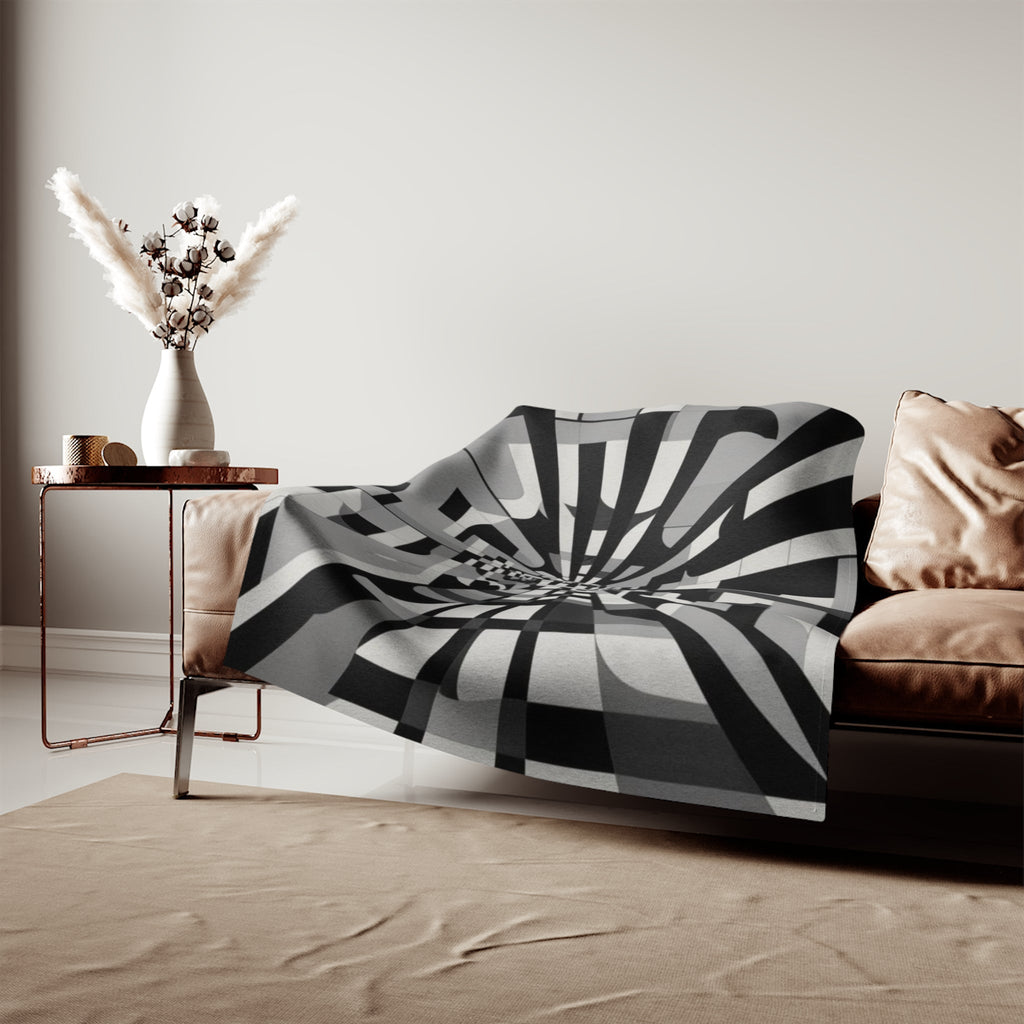 Sweatshirt Blanket – Plush Fleece Throw, 2 Size Options