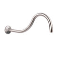 16 in. High-Arc Hook Shower Head Extension Arm (Brushed Nickel Finish)