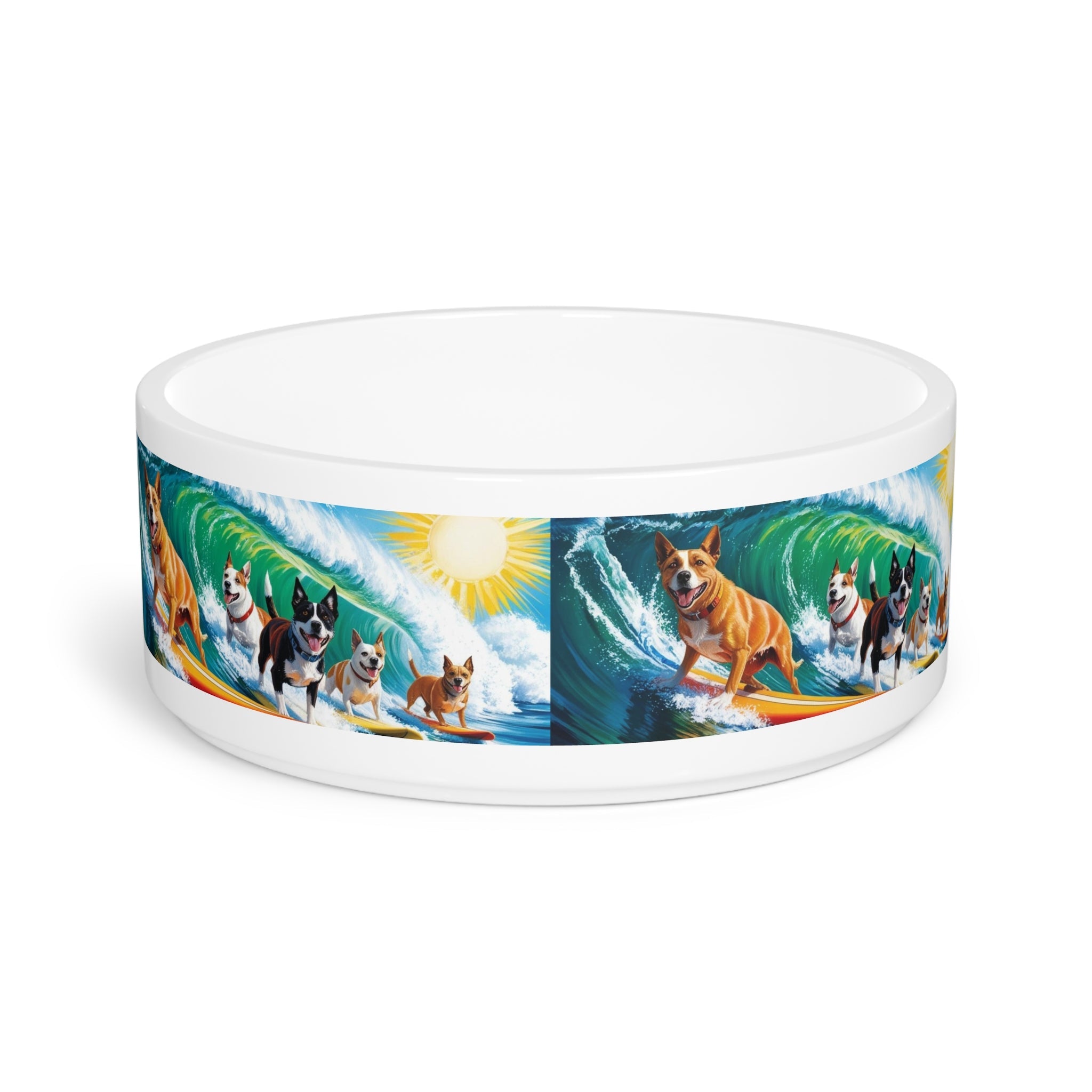 Ceramic Pet Bowl – 16 oz Dog Feeding Bowl