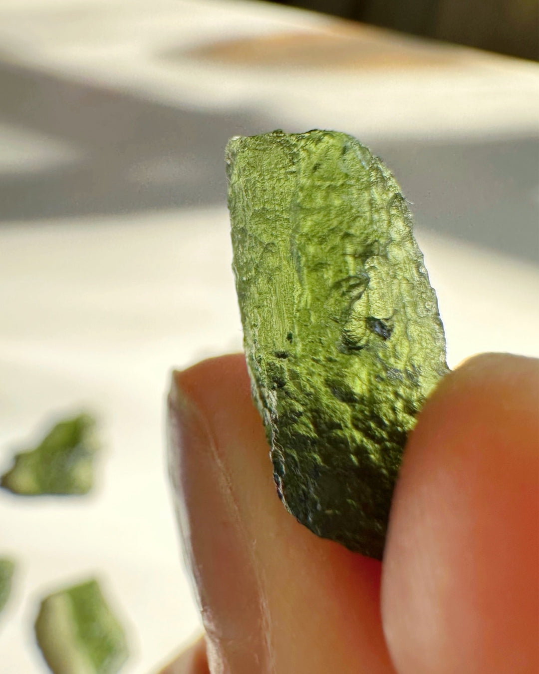 Chlum Moldavite #8 - AA