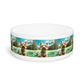 Ceramic Pet Bowl – 16 oz Dog Feeding Bowl
