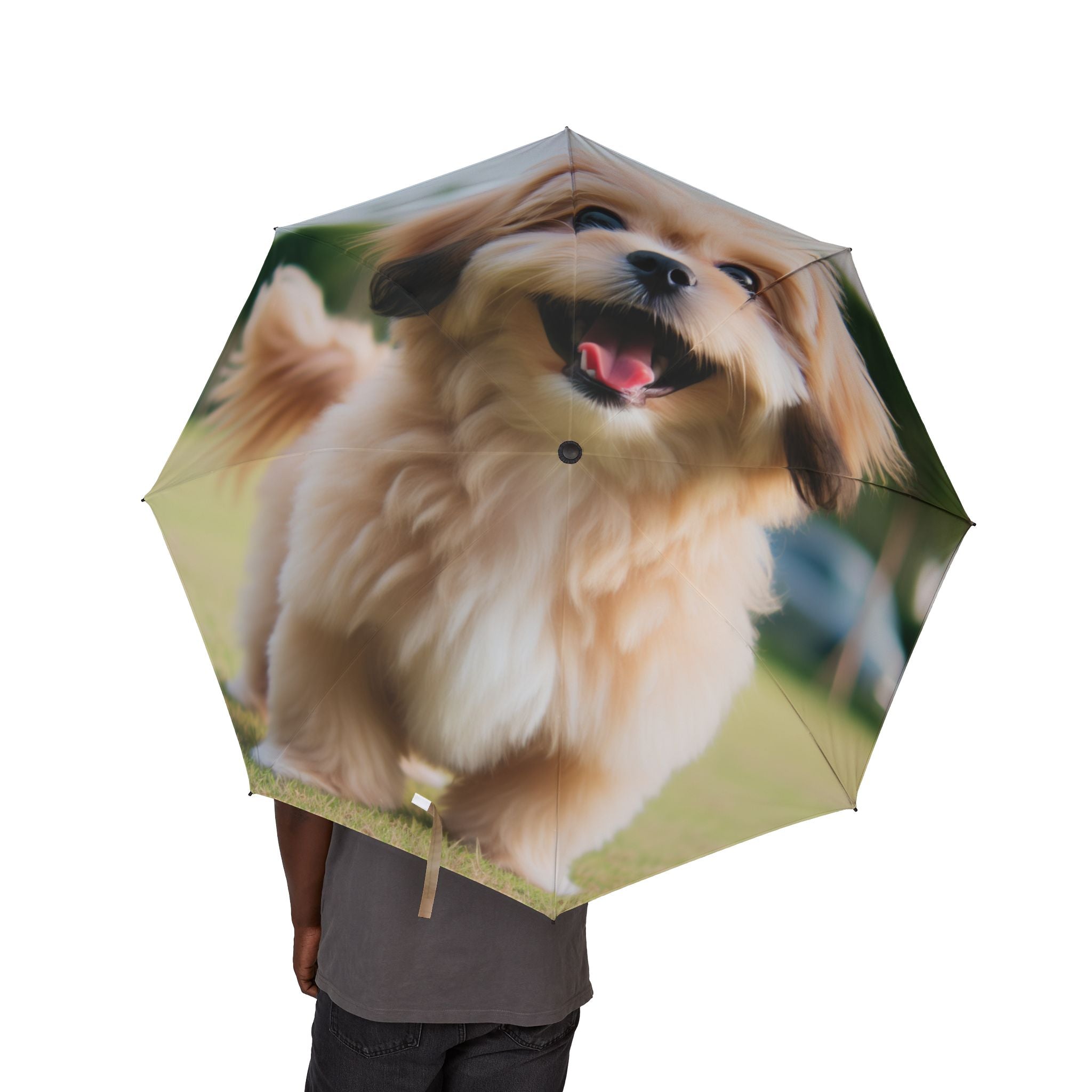48" Semi-Automatic Umbrella – Windproof Large Travel Rain Umbrella