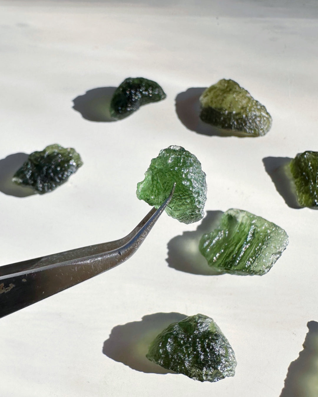 Chlum Moldavite #7 - AA