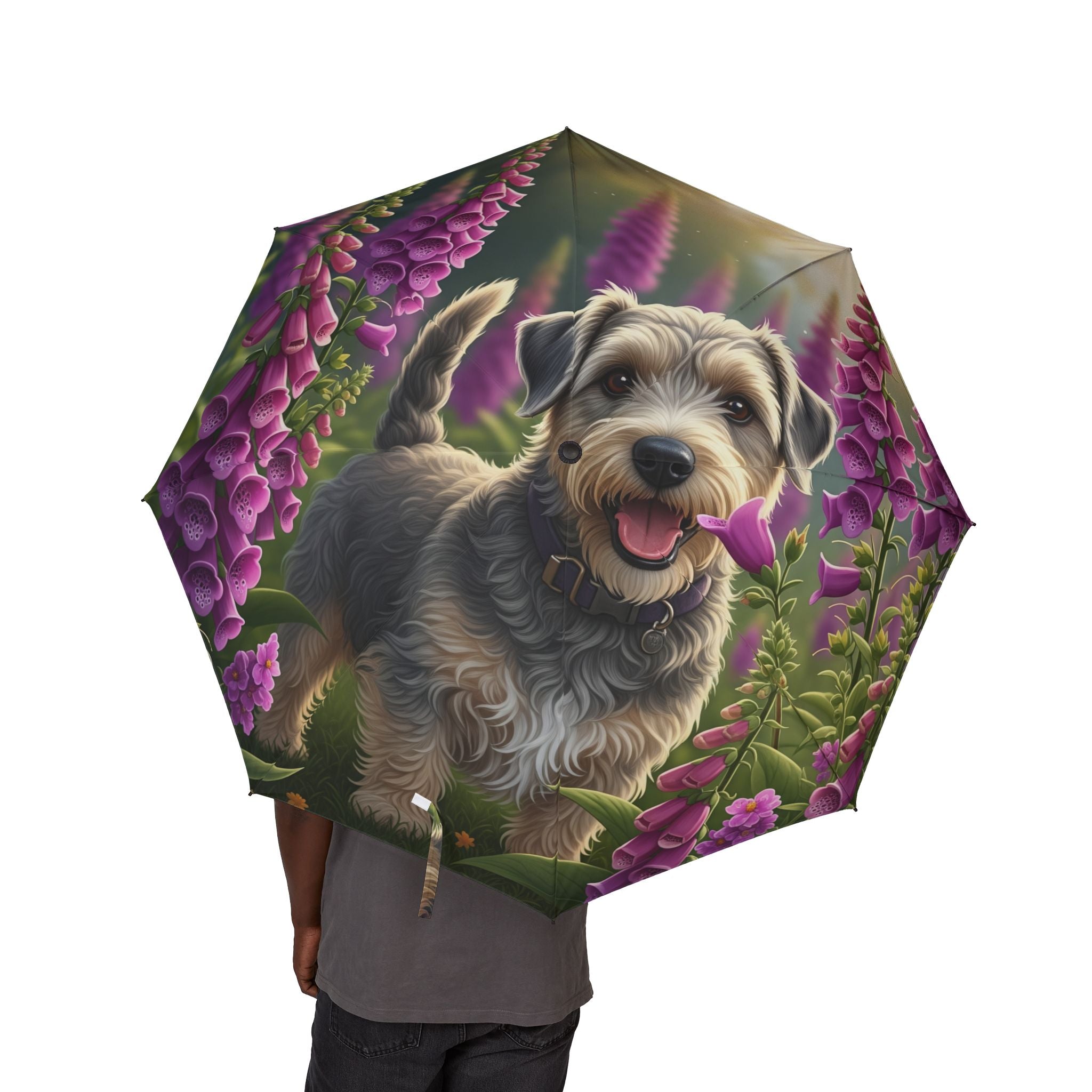 48" Semi-Automatic Umbrella – Windproof Large Travel Rain Umbrella