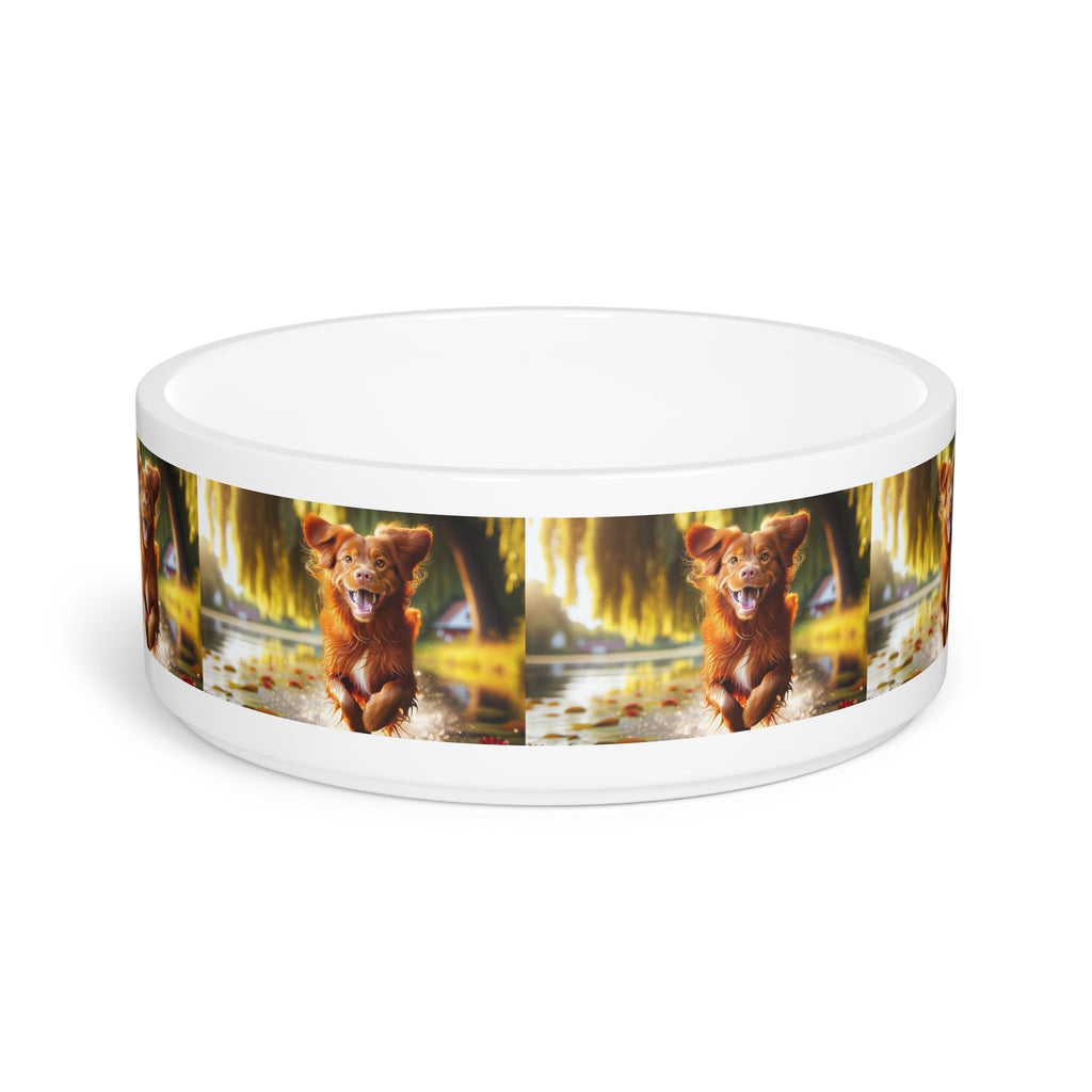 Ceramic Pet Bowl – 16 oz Dog Feeding Bowl
