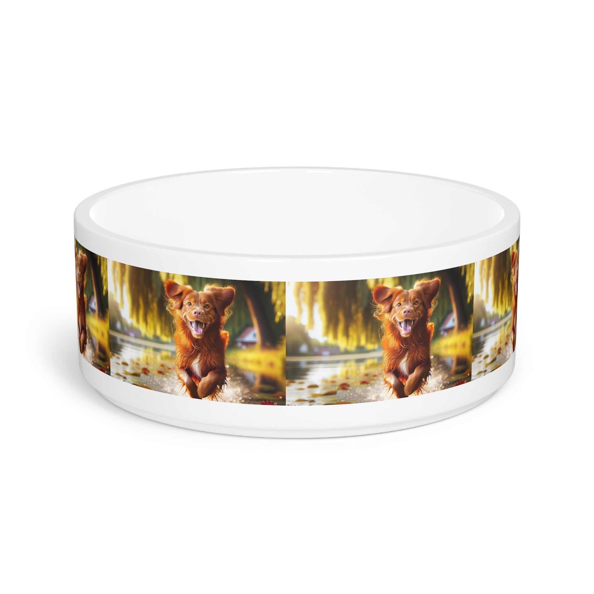 Ceramic Pet Bowl – 16 oz Dog Feeding Bowl