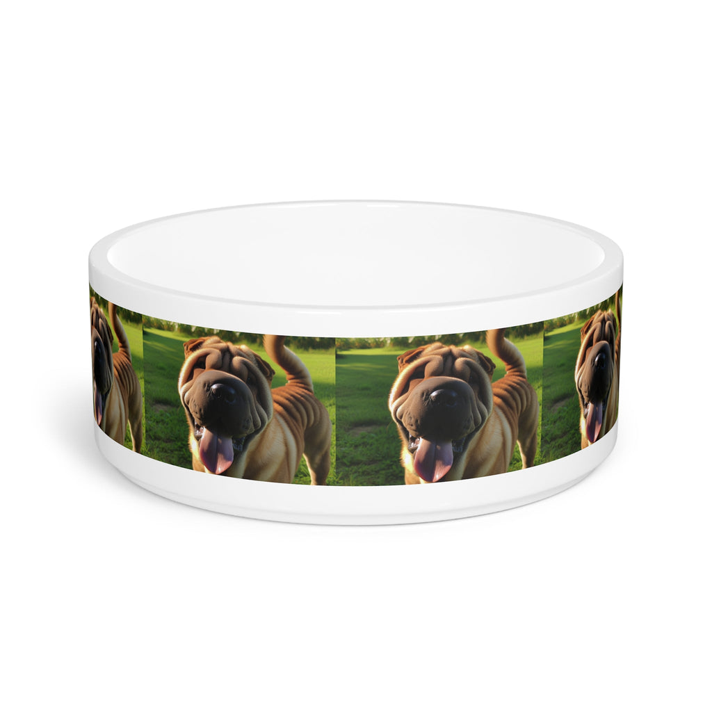 Ceramic Pet Bowl – 16 oz Dog Feeding Bowl