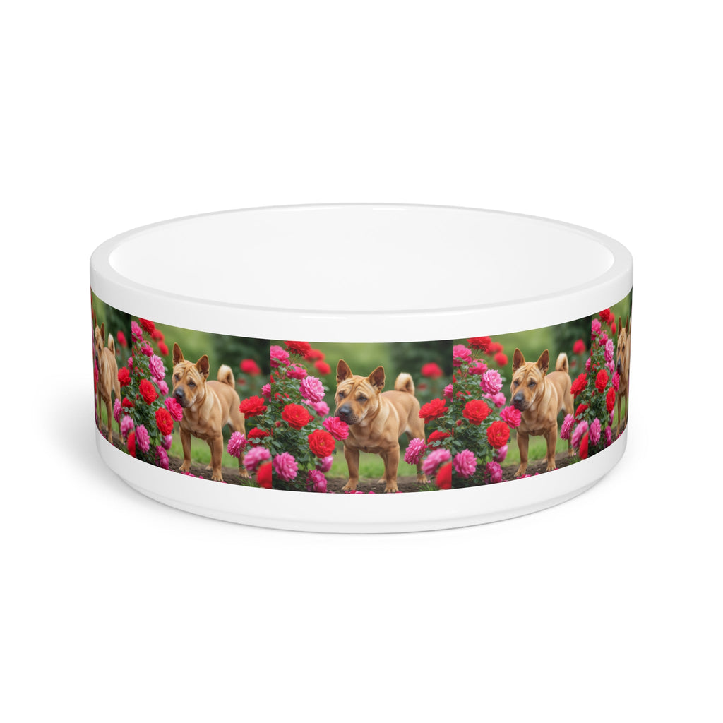 Ceramic Pet Bowl – 16 oz Dog Feeding Bowl