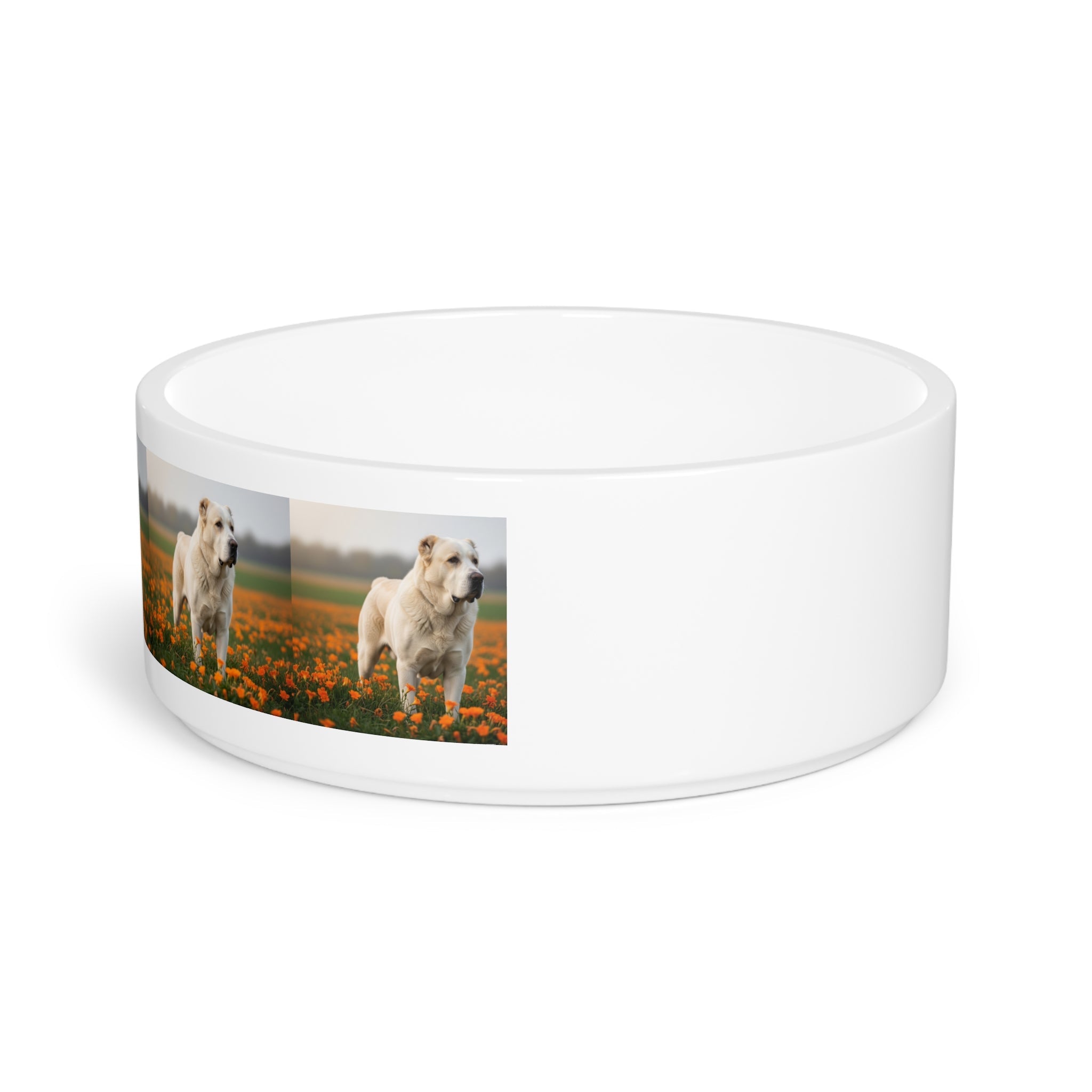 Ceramic Pet Bowl – 16 oz Dog Feeding Bowl
