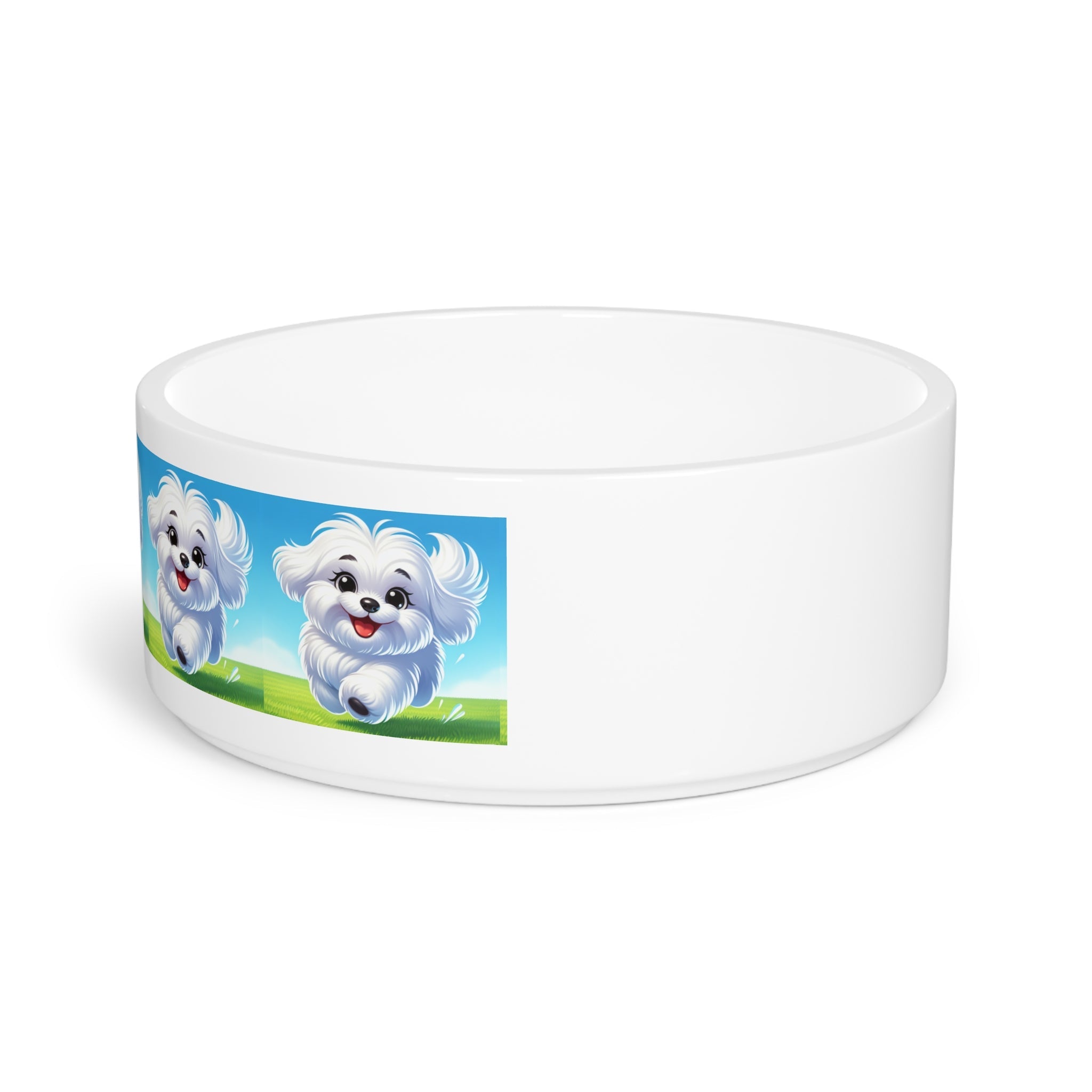 Ceramic Pet Bowl – 16 oz Dog Feeding Bowl
