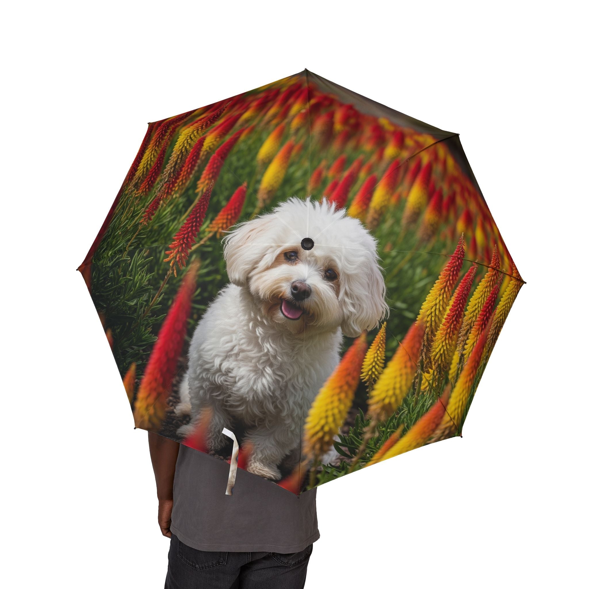 48" Semi-Automatic Umbrella – Windproof Large Travel Rain Umbrella