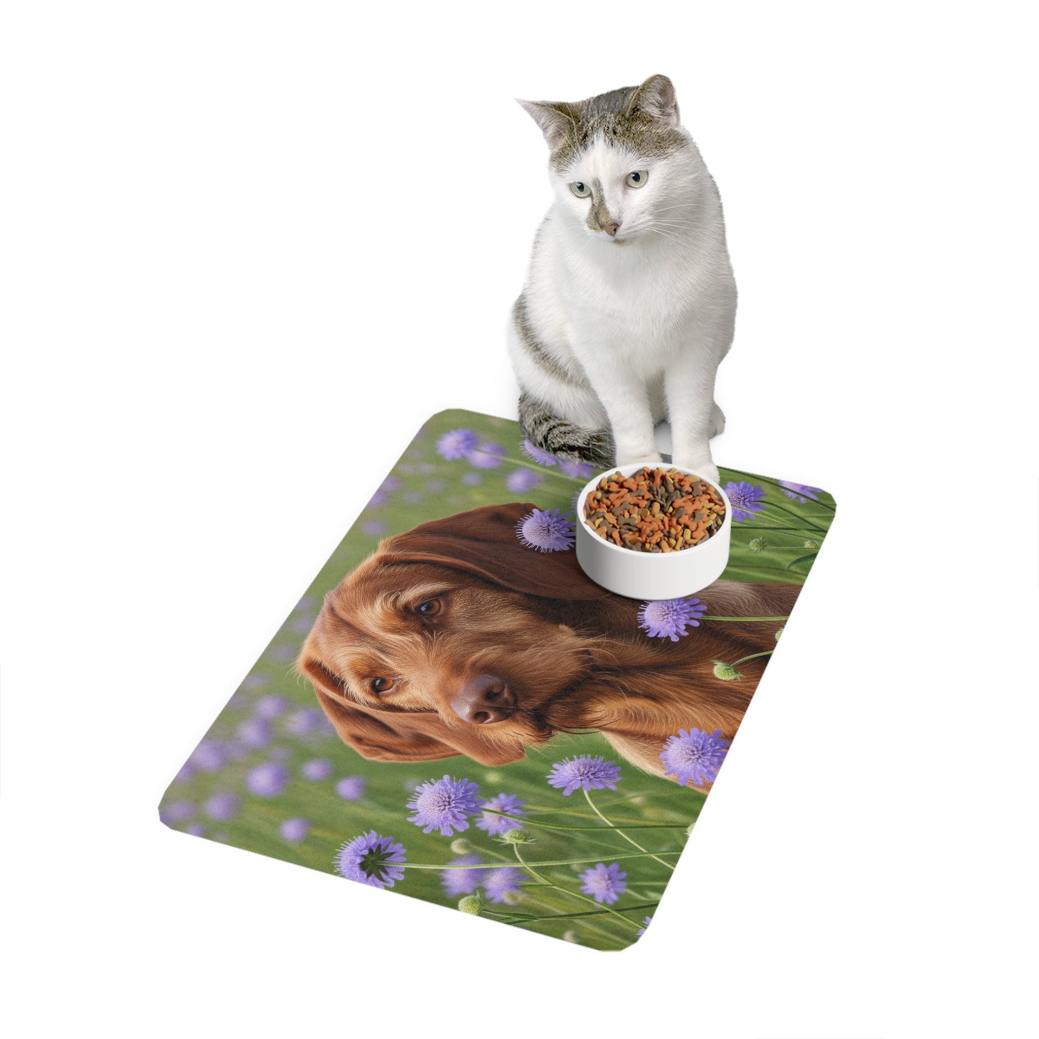 Non-Slip Pet Food Mat – Waterproof Feeding Mat for Dogs