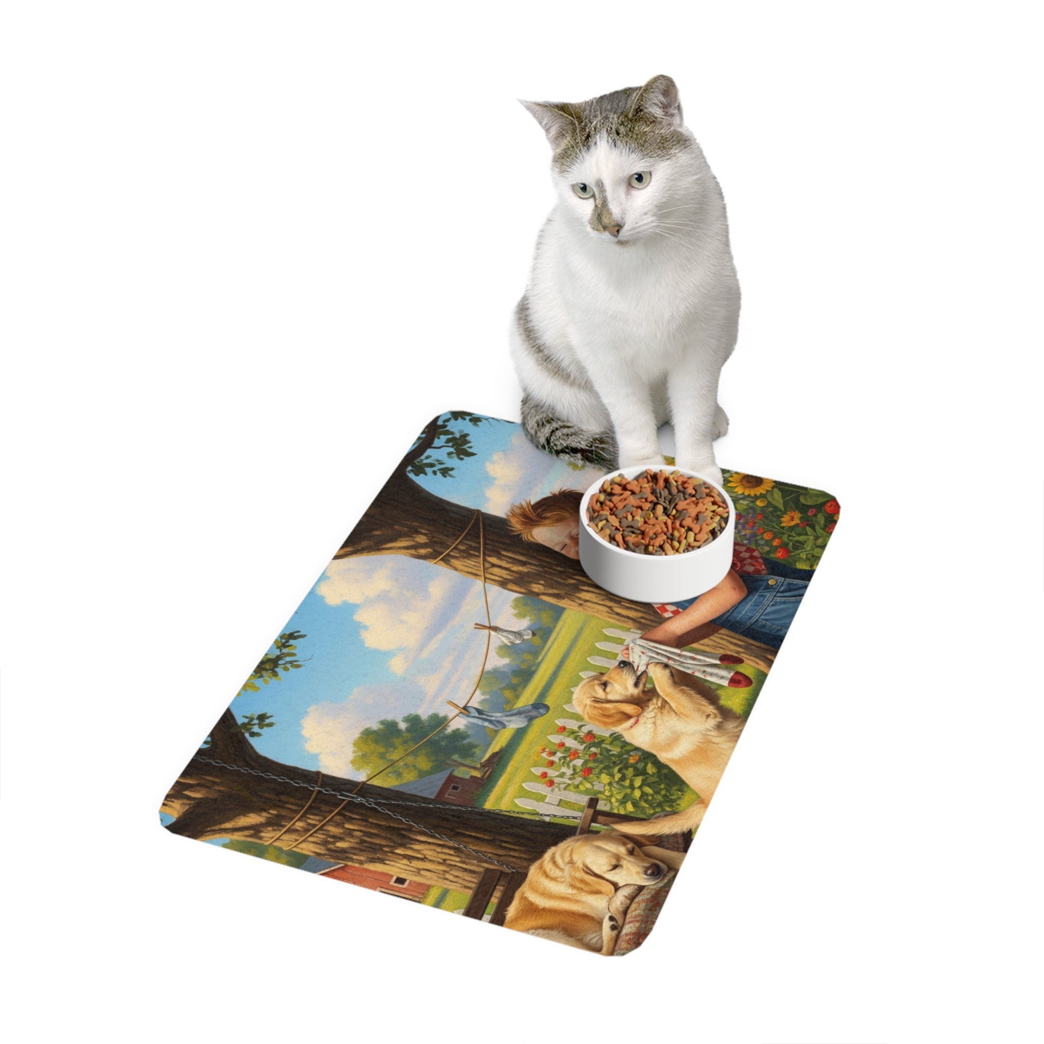 Non-Slip Pet Food Mat – Waterproof Feeding Mat for Dogs
